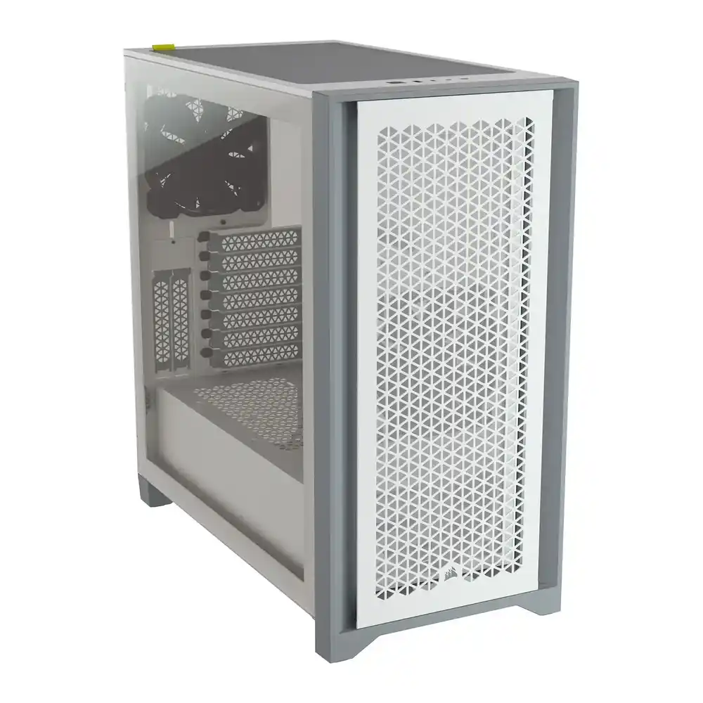 (image for) Corsair 4000D Airflow Tempered Glass Mid-Tower ATX Case White